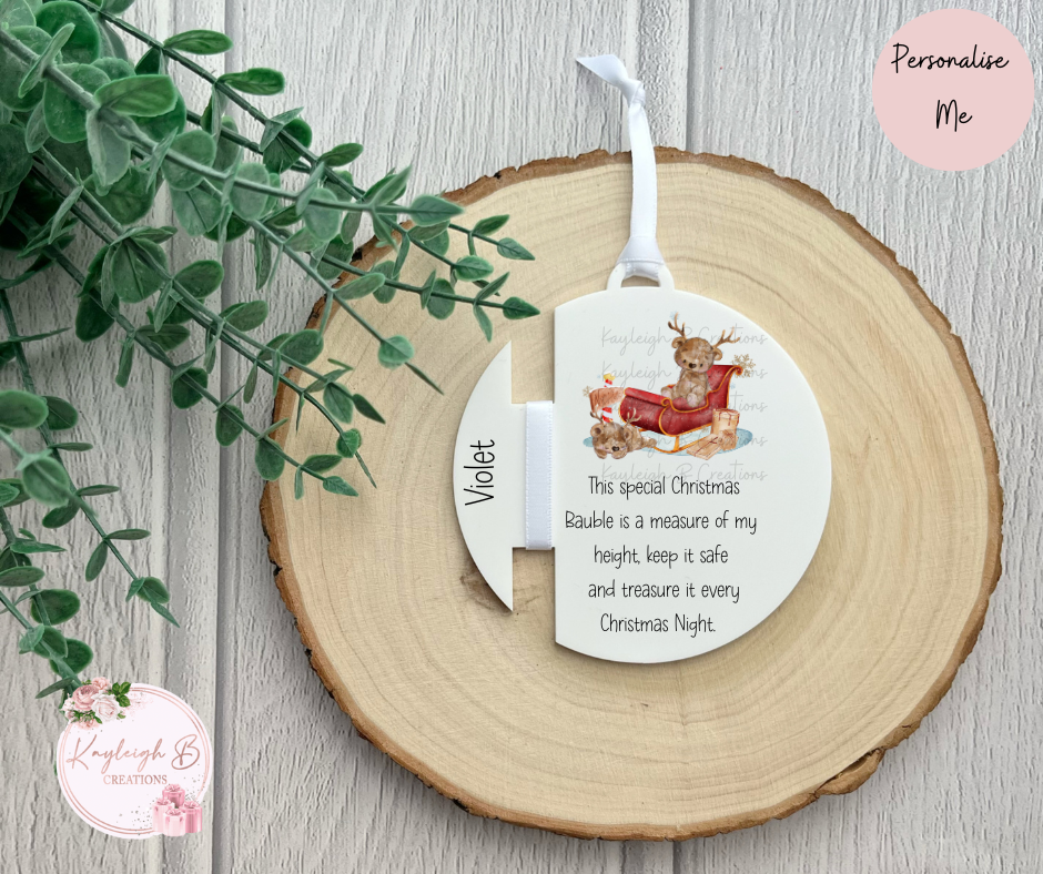 Christmas Ribbon Bauble