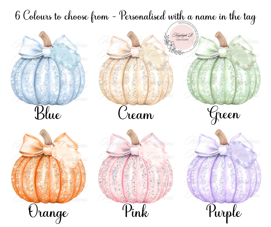 Personalised Cute Pumpkin Mug