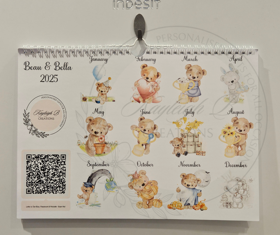 Beau & Bella 2025 Calendar