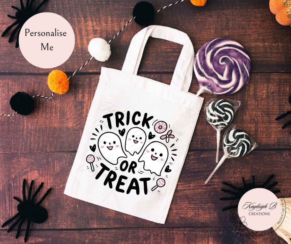 Trick or Treat Bag - 10 Designs to choose from