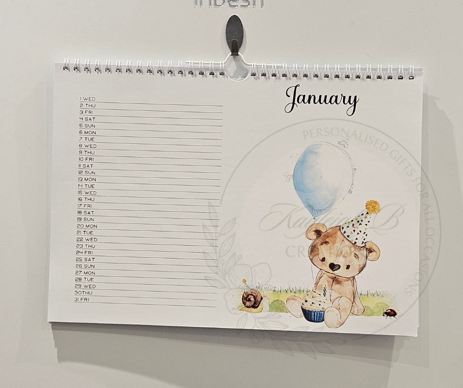 Beau & Bella 2025 Calendar