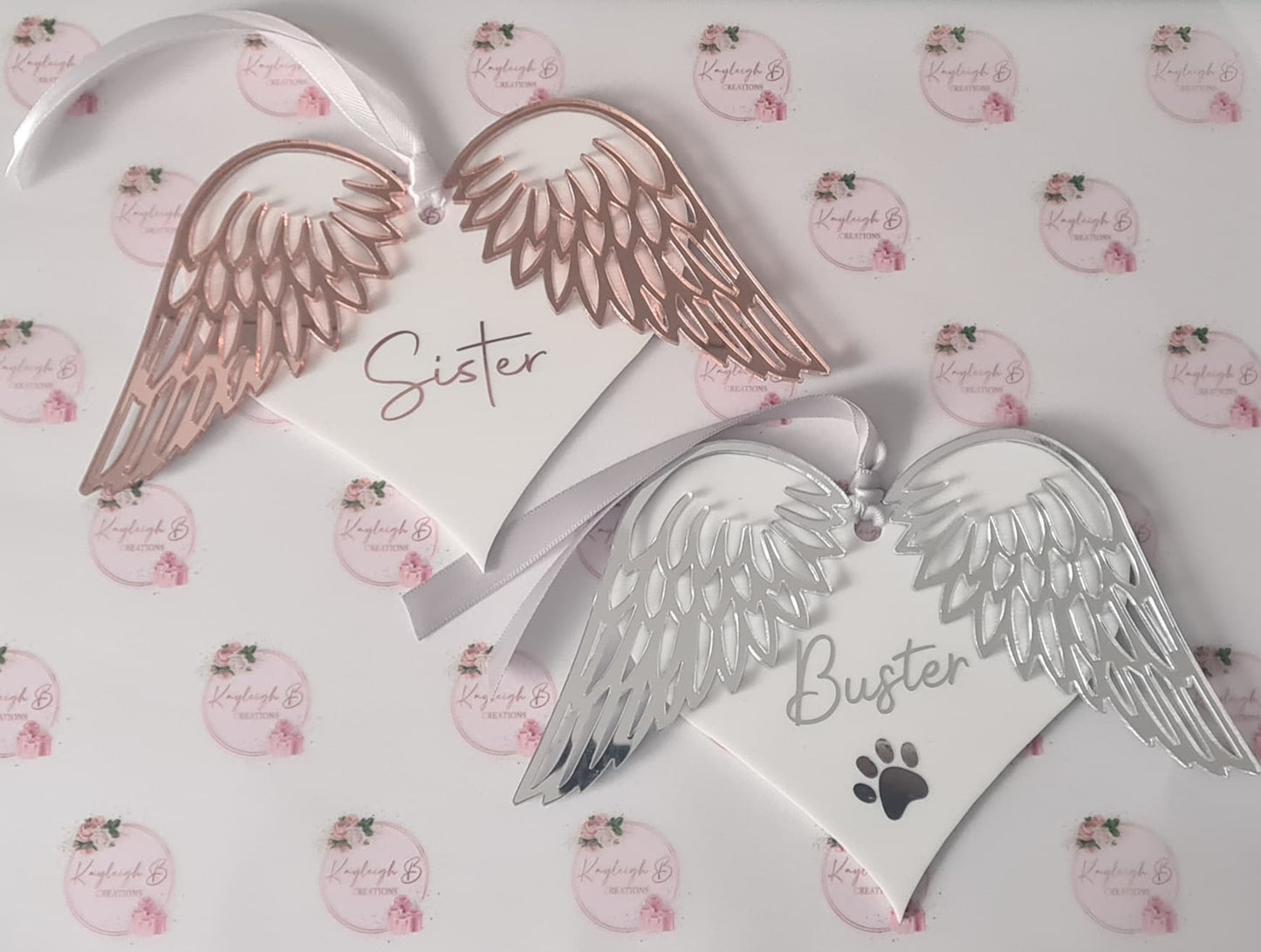 Memorial Heart & Wings