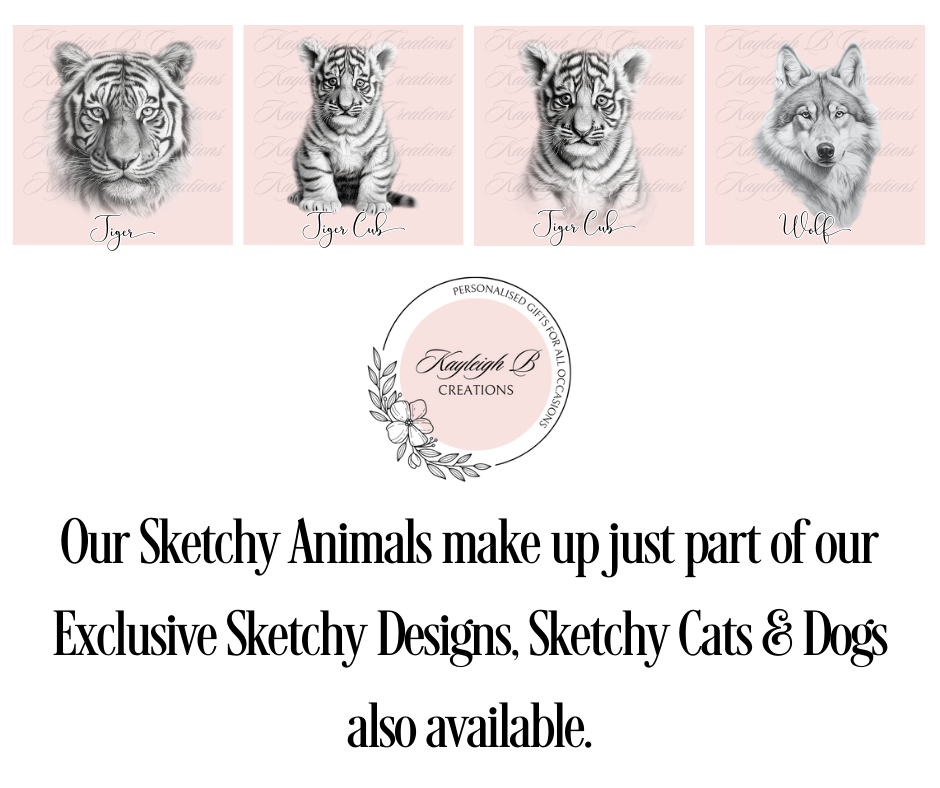 Bookmark - Sketchy Animal Design