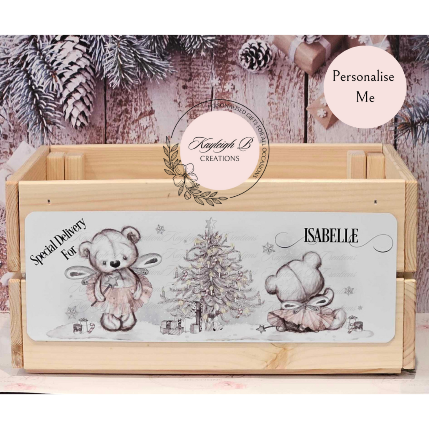 Christmas Eve Personalised Crate
