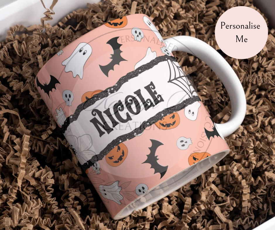 Halloween Name Mug