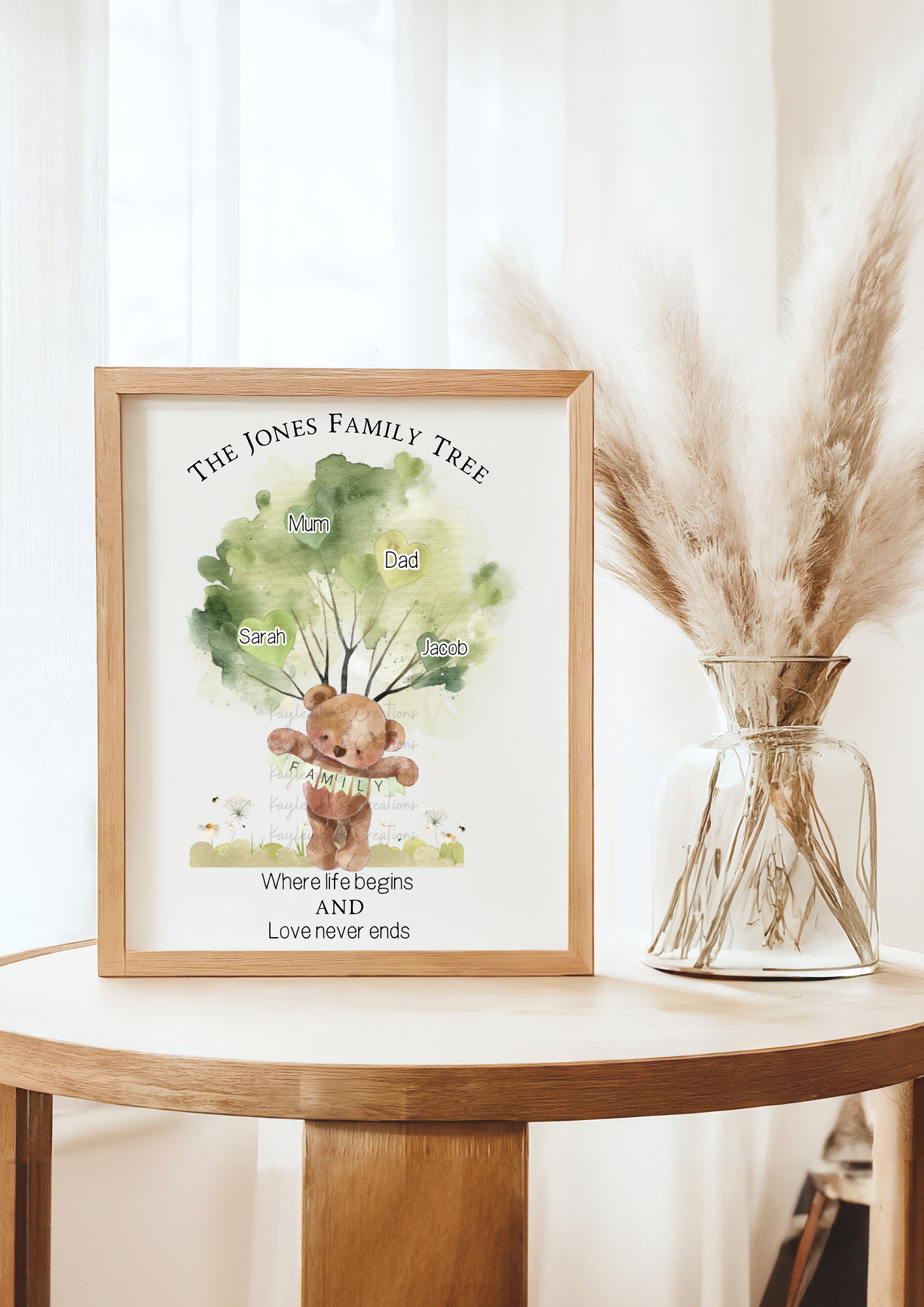Family Tree A4 Print