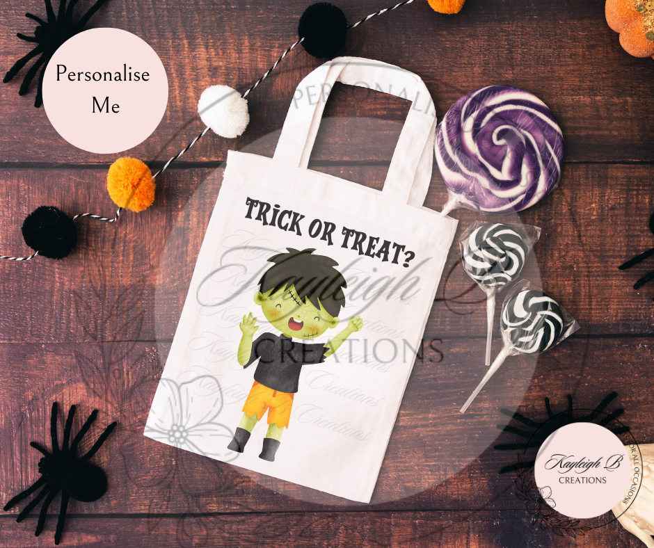 Trick or Treat Bag - 10 Designs to choose from