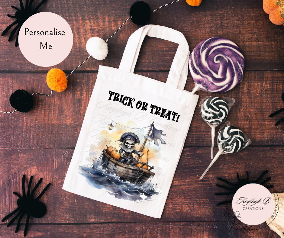 Trick or Treat Bag - 10 Designs to choose from
