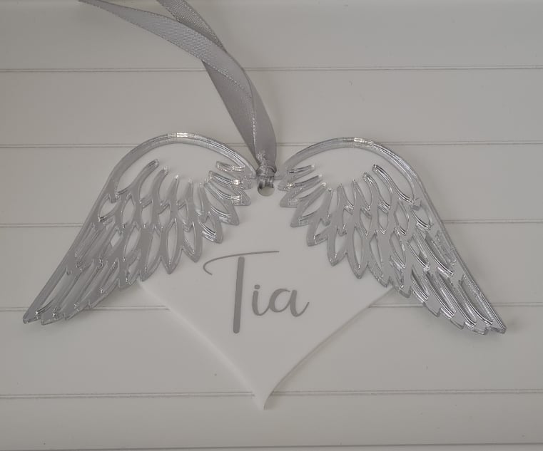 Memorial Heart & Wings