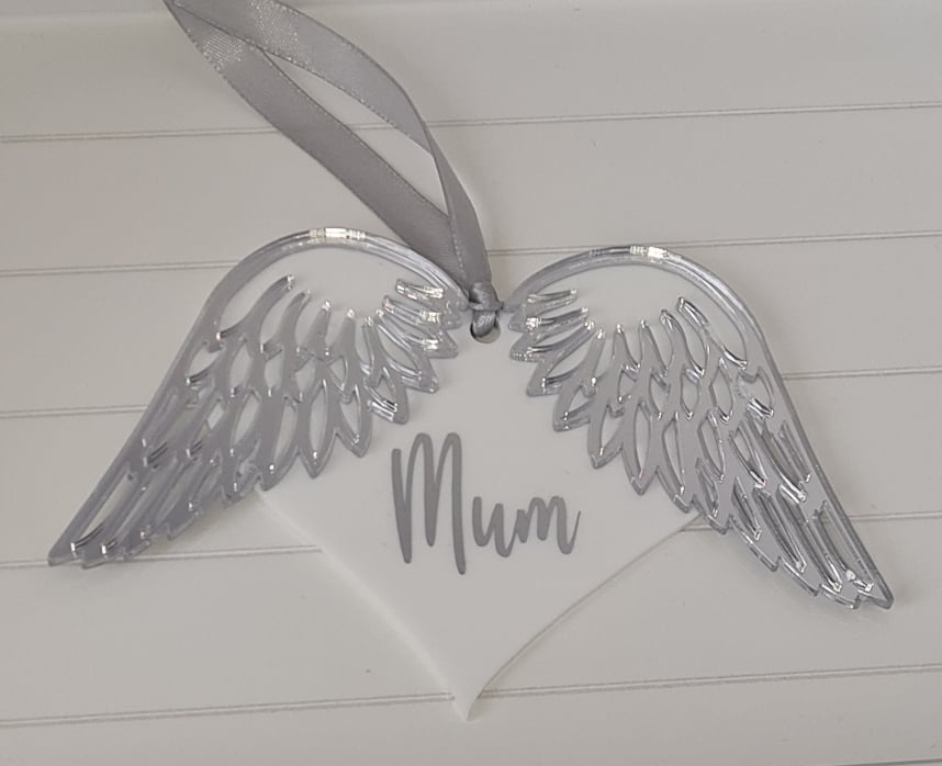 Memorial Heart & Wings