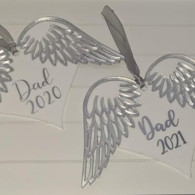 Memorial Heart & Wings
