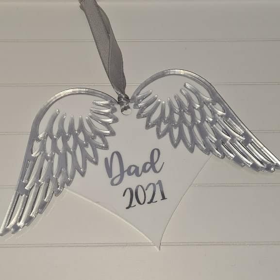Memorial Heart & Wings