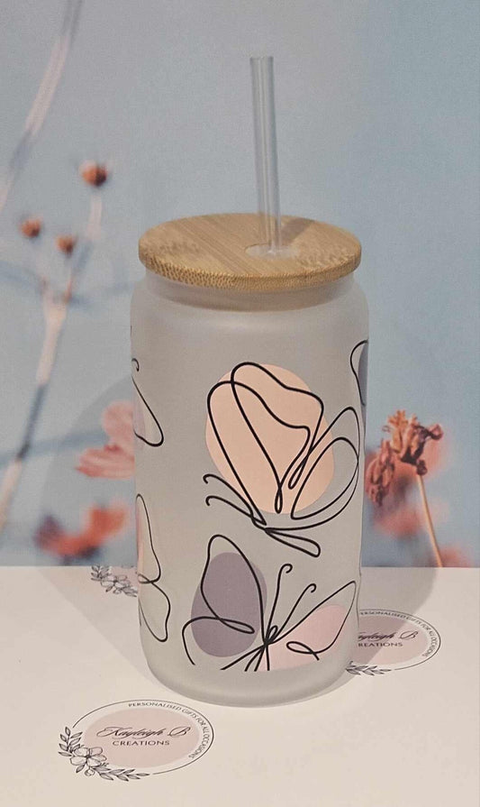 Butterfly Can Glass