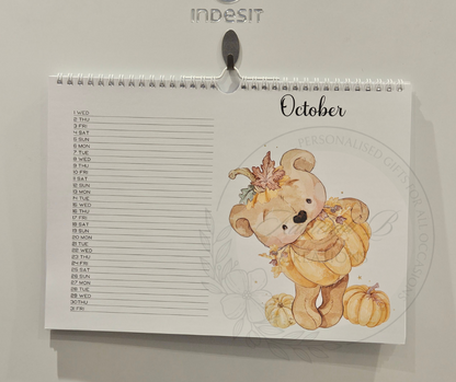 Beau & Bella 2025 Calendar