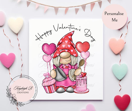 Valentine's Day Card - Gonkette Design