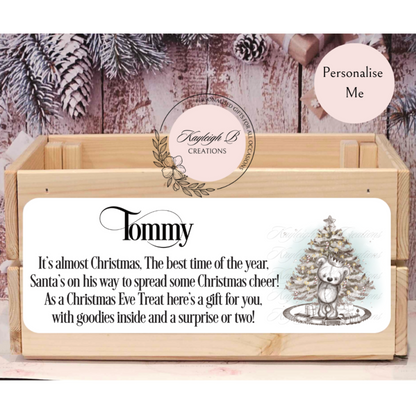 Christmas Eve Personalised Crate
