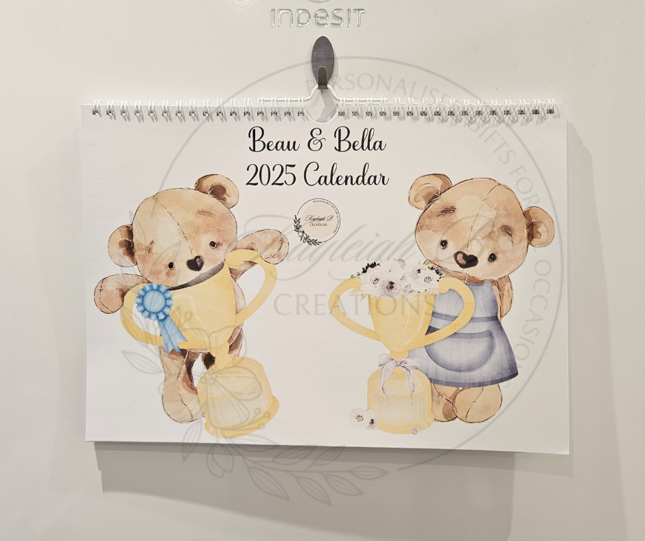 Beau & Bella 2025 Calendar