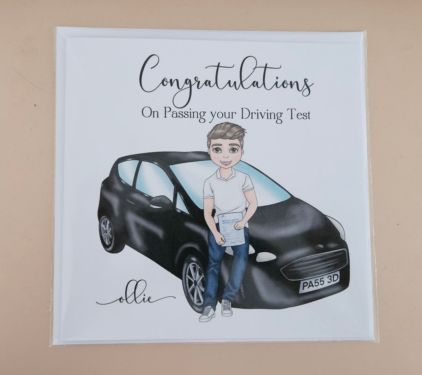 Congratulations On Passing Your Driving Test Card