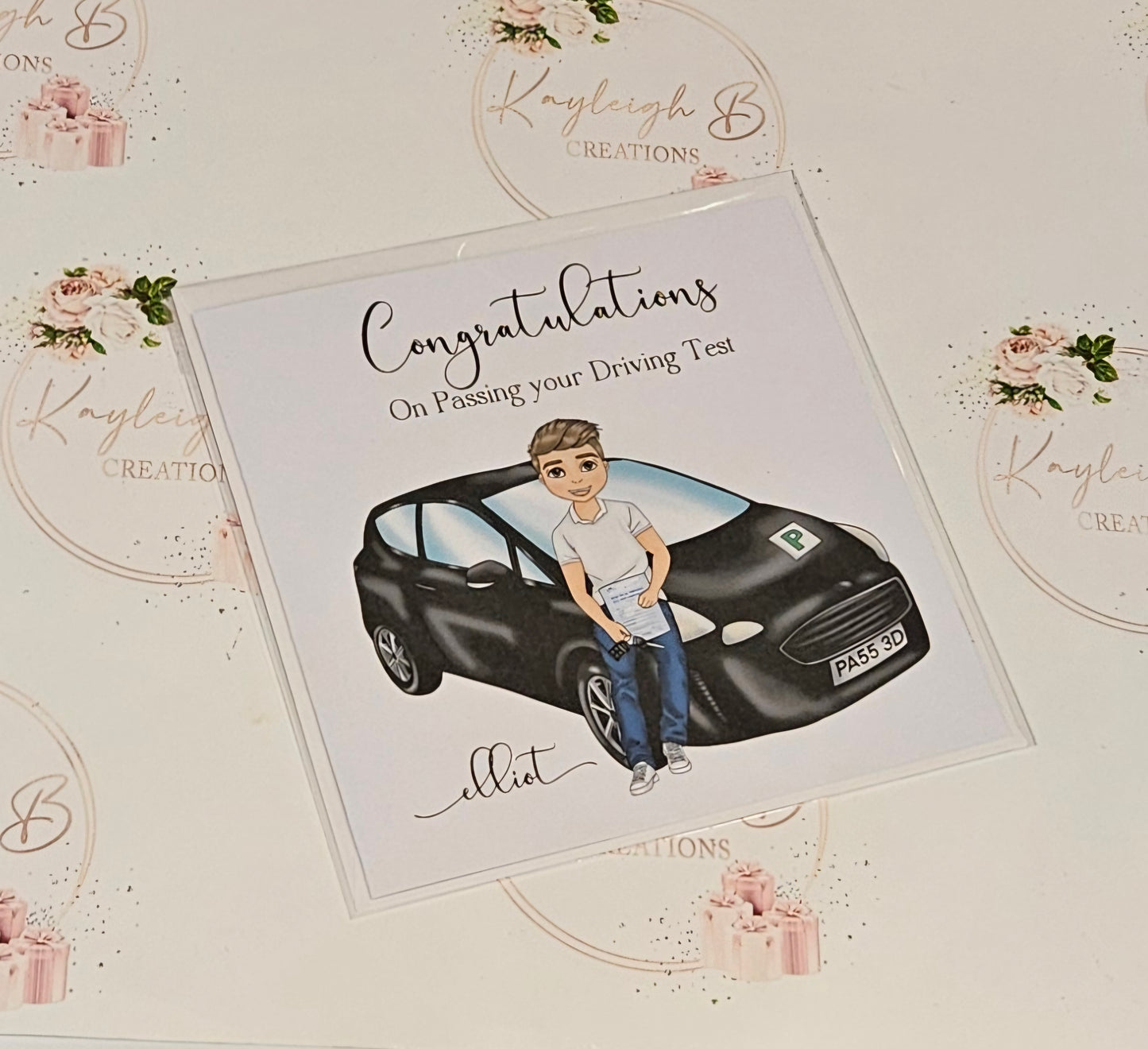Congratulations On Passing Your Driving Test Card