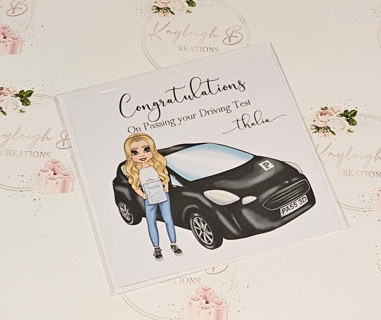 Congratulations On Passing Your Driving Test Card