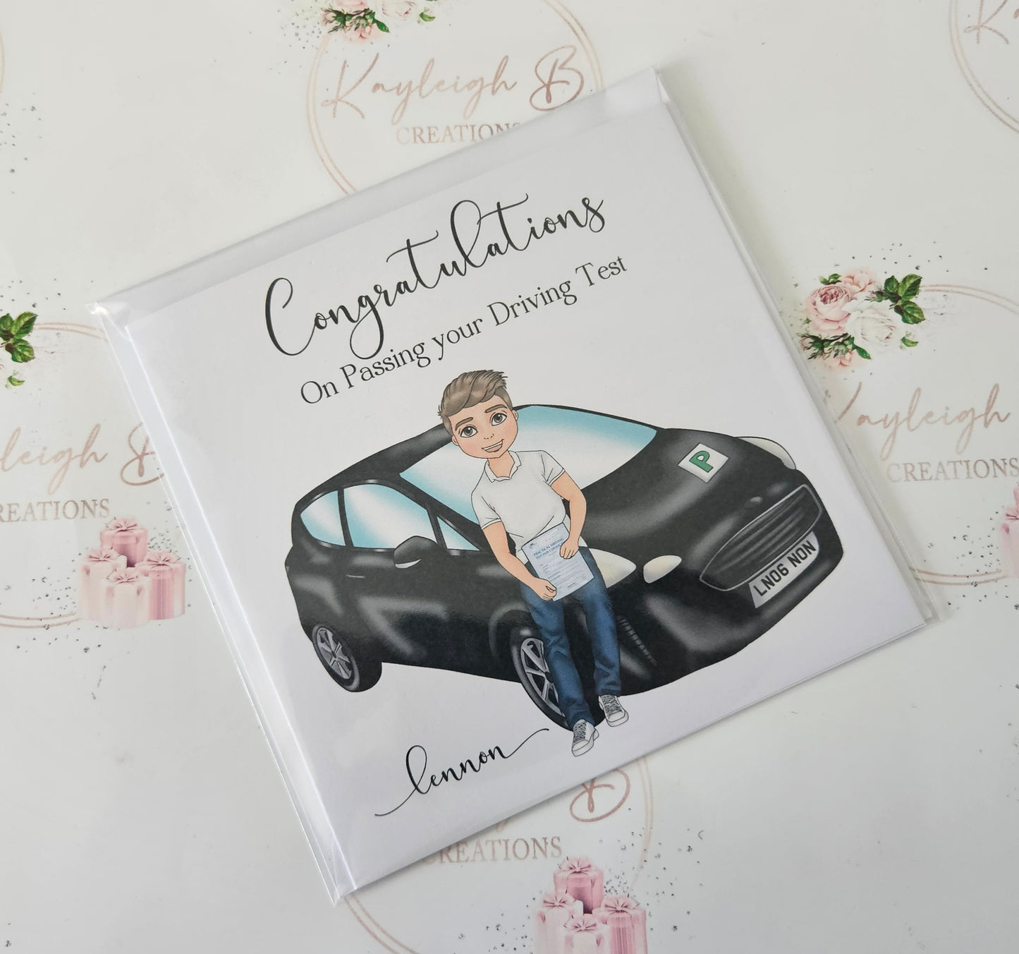 Congratulations On Passing Your Driving Test Card