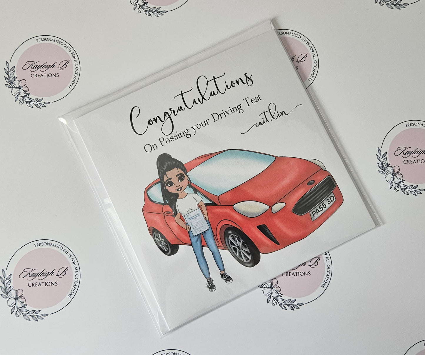 Congratulations On Passing Your Driving Test Card