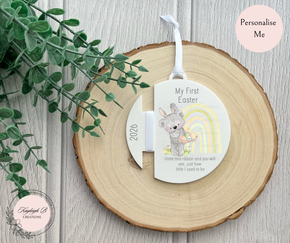 My First Easter Ribbon Bauble