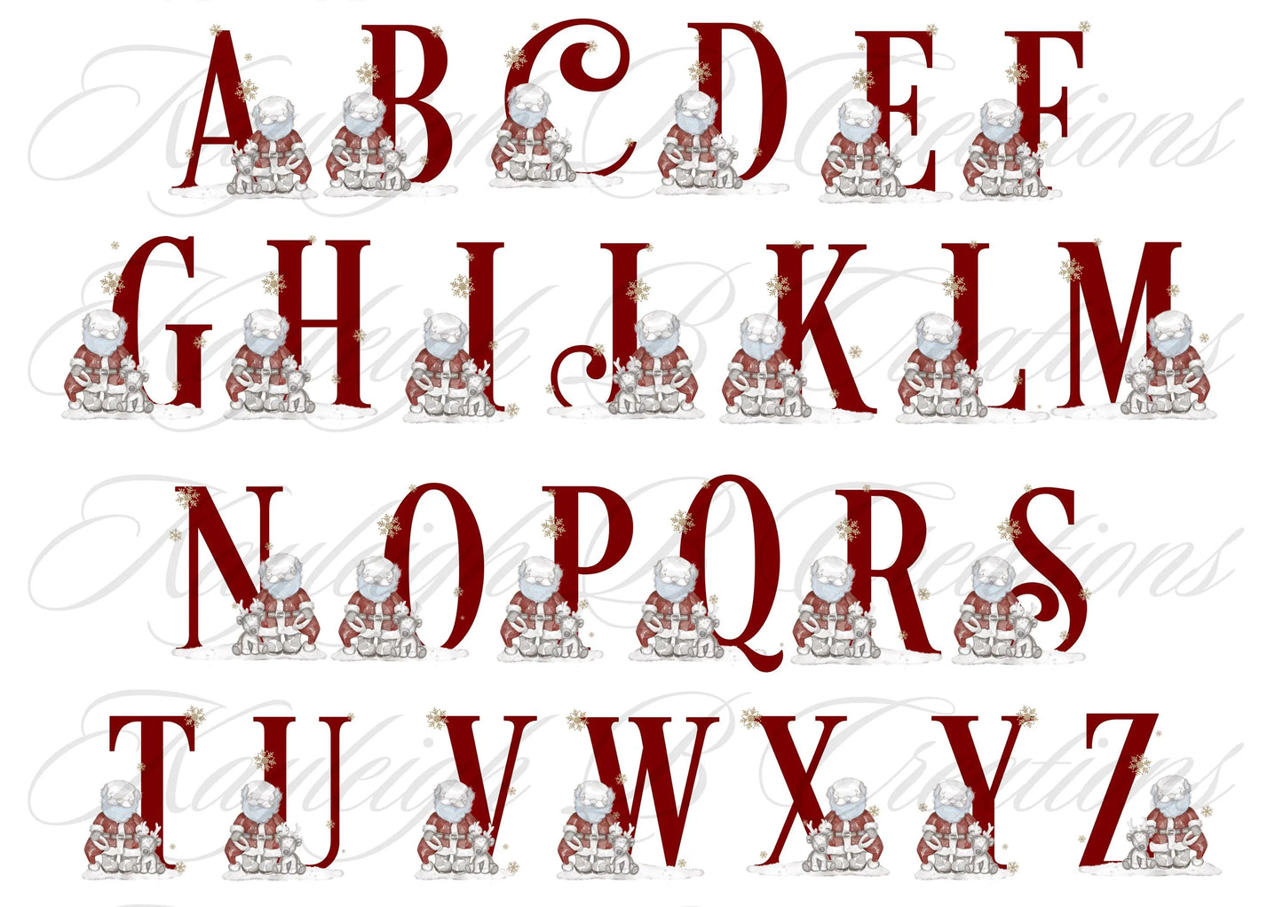 Christmas Star Santa & Reindeer Bauble