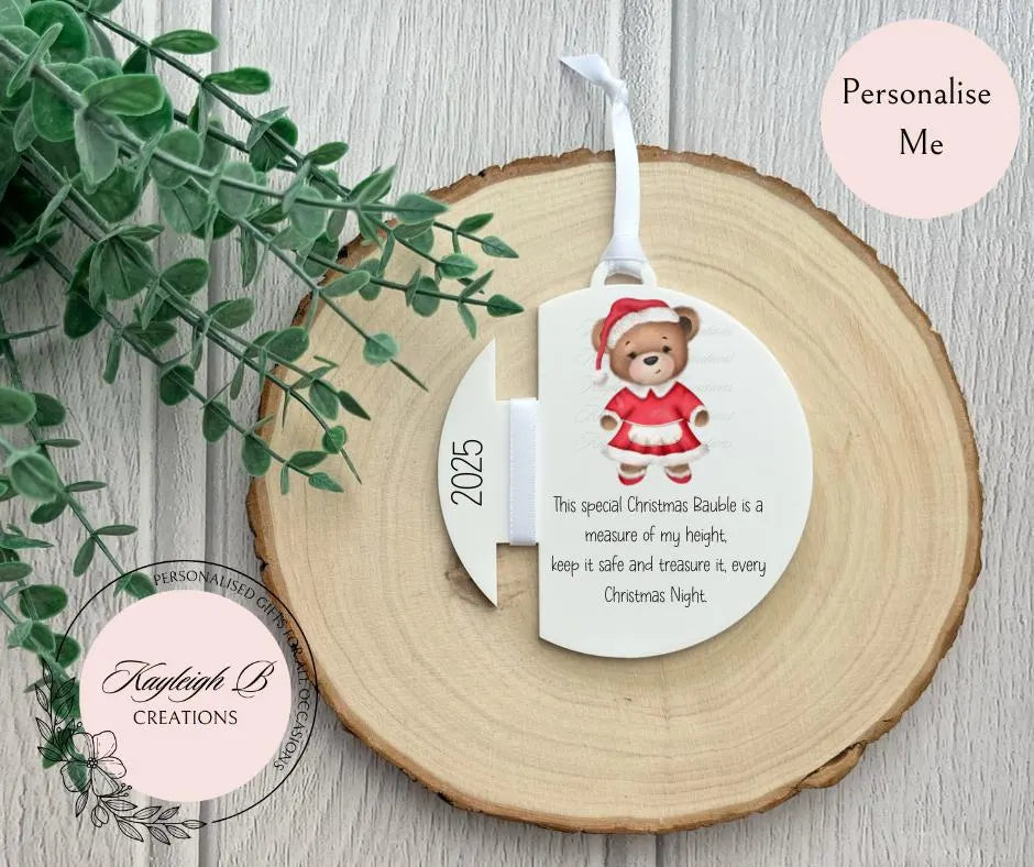 Christmas Ribbon Bauble