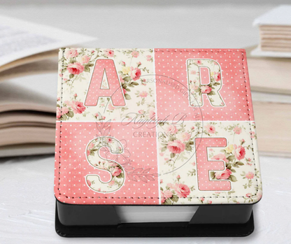 Pretty Profanities Sticky Note Holder
