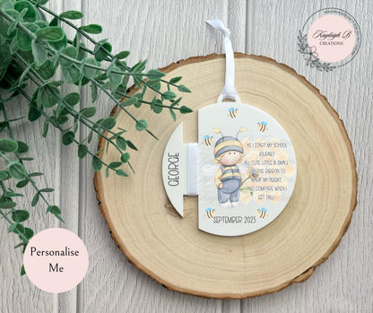 First Day at School Ribbon Keepsake