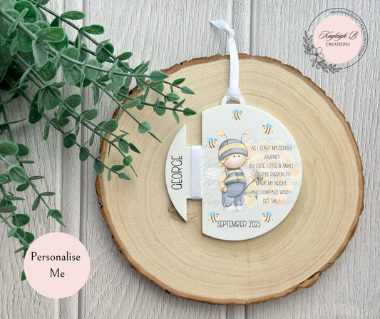 First Day at School Ribbon Keepsake