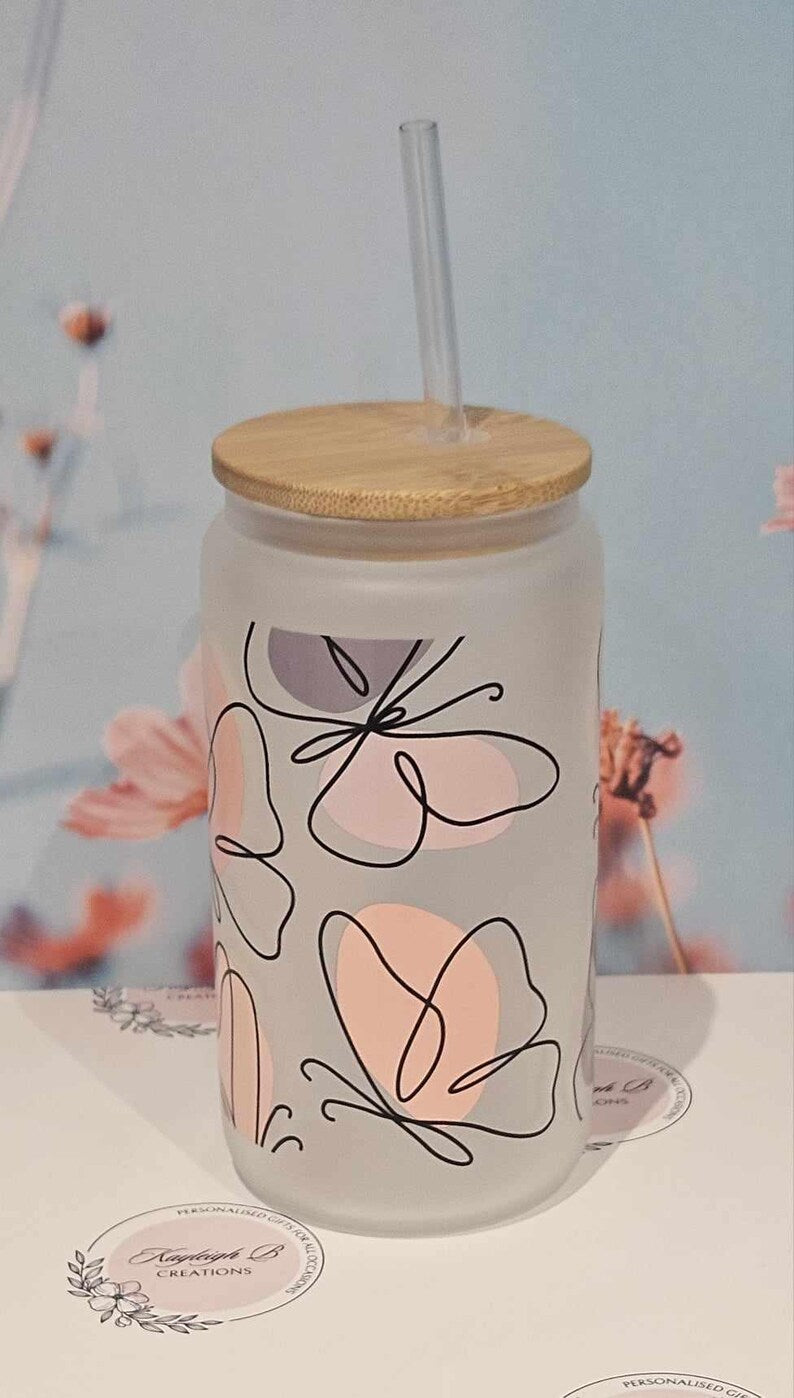 Butterfly Can Glass