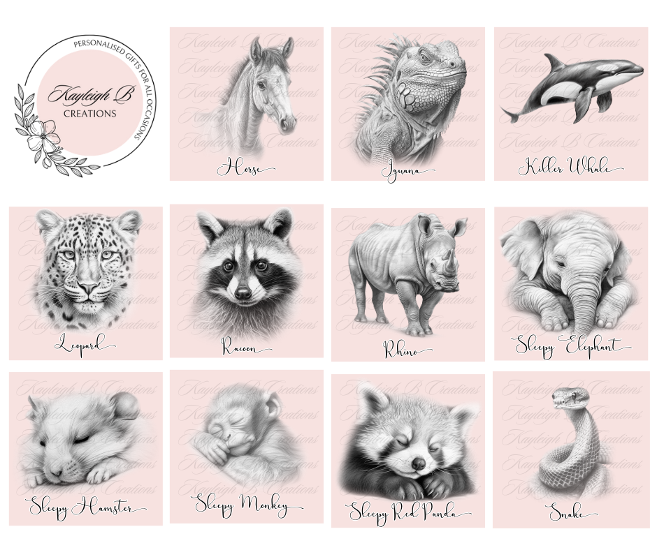 A5 Notebook - Sketchy Animal Design