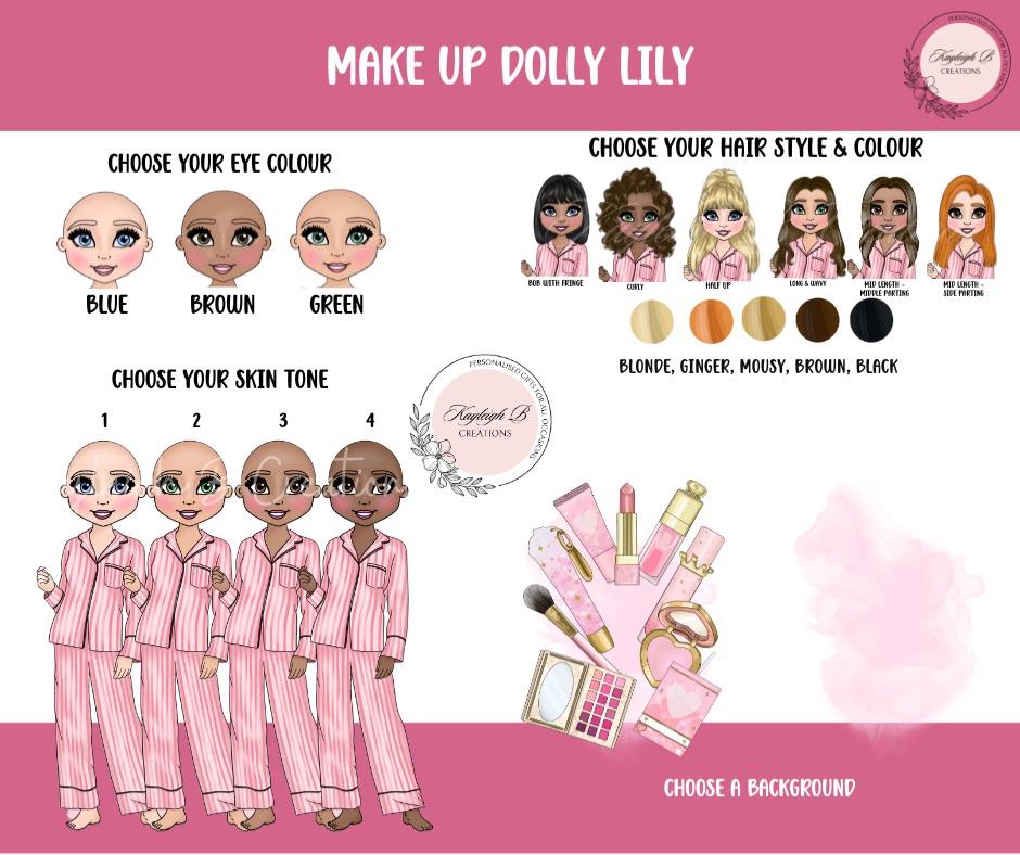 Personalised Make Up Brush Holder