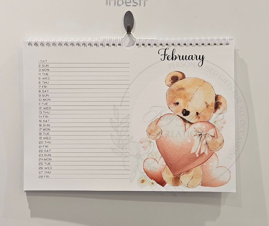 Beau & Bella 2025 Calendar