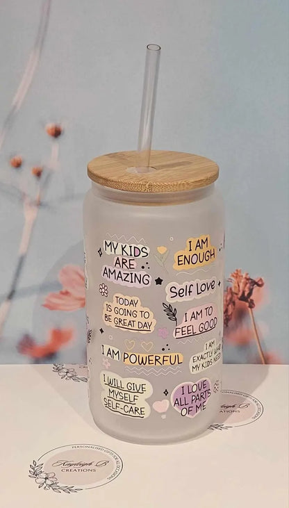 Mums Positive Mindset Can Glass
