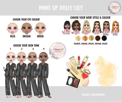 Personalised Make Up Brush Holder