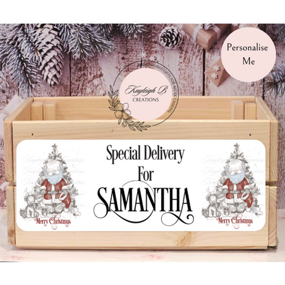 Christmas Eve Personalised Crate