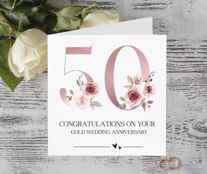 Wedding Anniversary Card - Milestones
