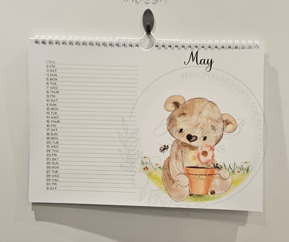 Beau & Bella 2025 Calendar
