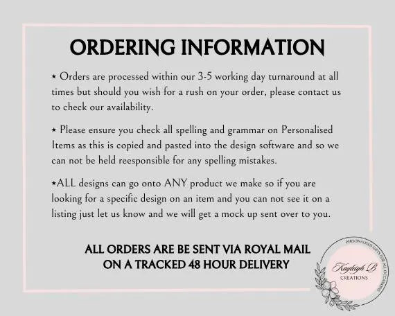 Personalised Make Up Brush Holder