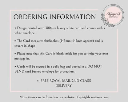 Dove Design With Sympathy Card