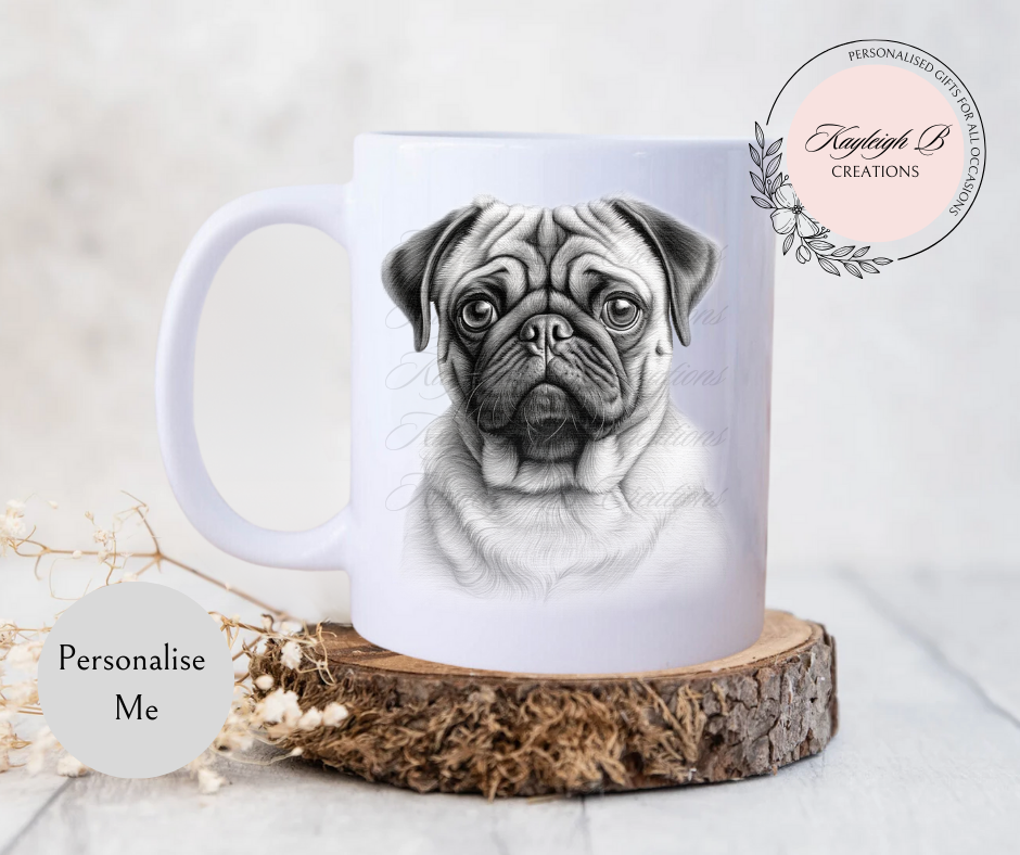 Pug Mug - Fawn, Adult(s) & Puppies