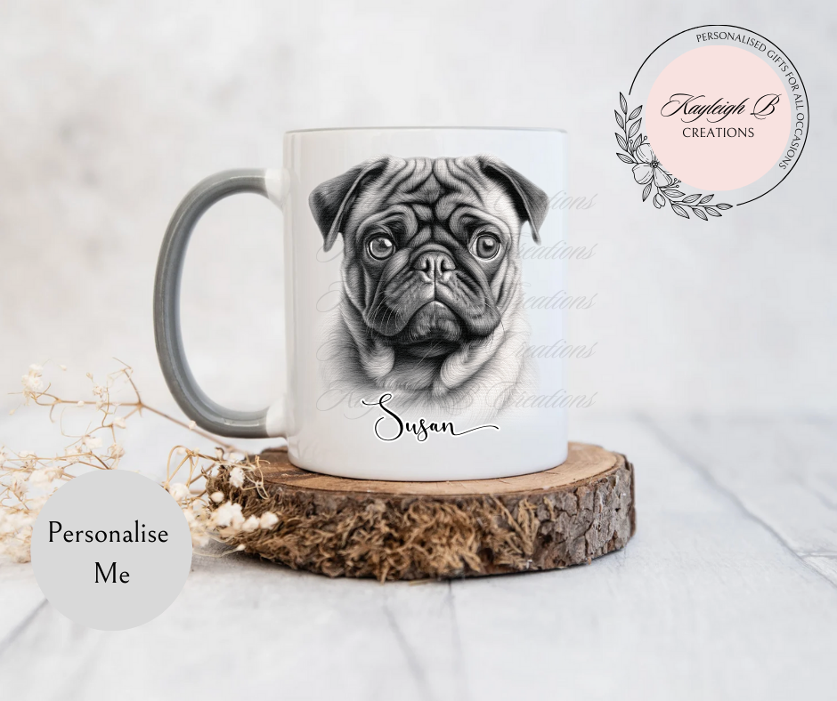 Pug Mug - Fawn, Adult(s) & Puppies