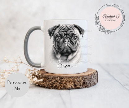 Pug Mug - Fawn, Adult(s) & Puppies