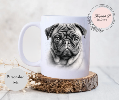 Pug Mug - Fawn, Adult(s) & Puppies