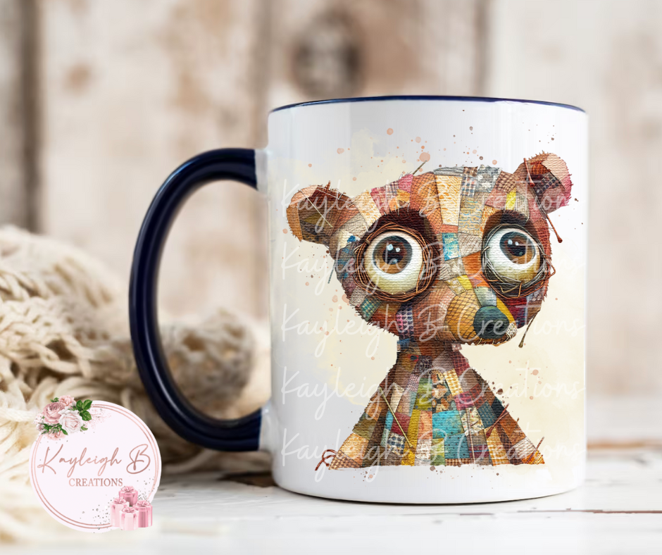 Quirky Bear Mug - I don't like Morning people, Mornings or people Mug
