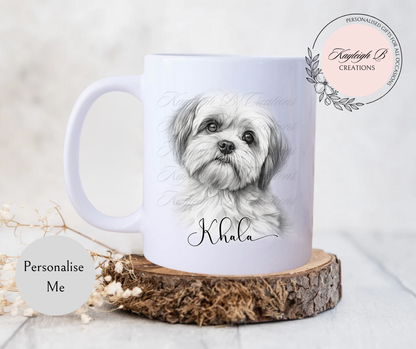 Shih Tzu Mug - With or Without a Bow Variations