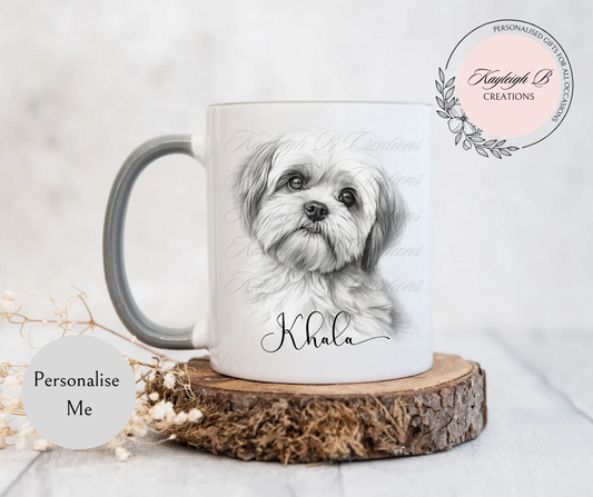 Shih Tzu Mug - With or Without a Bow Variations